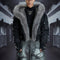Chaqueta Acolchada Corta con Bordados en Algodón Fleece