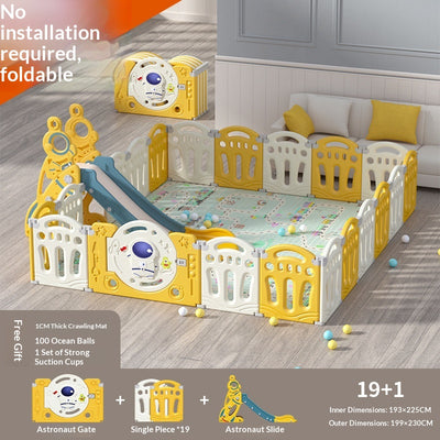 Tapete de Gateo y Corral de Juego para Niños - Image 28