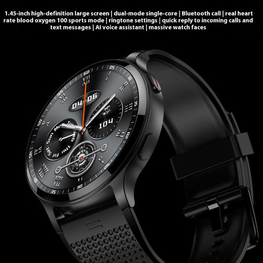 Reloj Inteligente LW77 con Llamadas por Bluetooth, Monitor de Frecuencia Cardíaca y Oxígeno