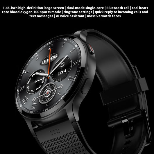 Reloj Inteligente LW77 con Llamadas por Bluetooth, Monitor de Frecuencia Cardíaca y Oxígeno