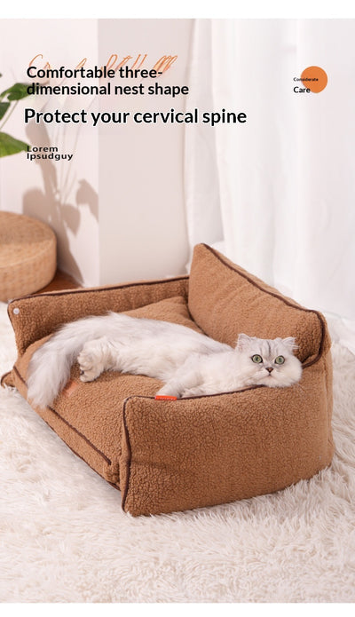 Cama Térmica para Mascotas con Colchón Desmontable y Lavable - Image 12