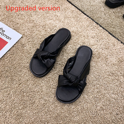 Pantuflas Negras de Verano con Suela Suave y Tacón Bajo - Image 7