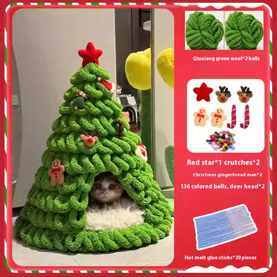 Nido Árbol Navideño para Gatos - Kit DIY Hecho a Mano - Image 10