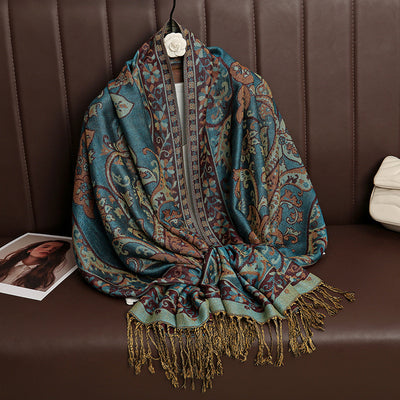 Chal Jacquard para Mujer - Ligero y Versátil para Primavera y Verano - Image 19