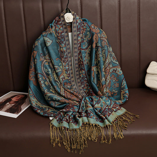 Chal Jacquard para Mujer - Ligero y Versátil para Primavera y Verano - Image 19