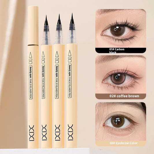 Delineador Ultrafino Impermeable Sin Transferencia - Maquillaje Profesional