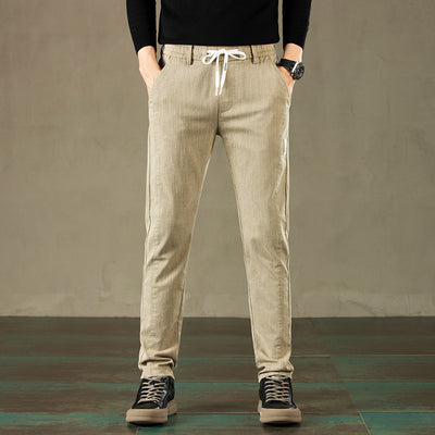 Pantalones Deportivos Rectos Elásticos para Hombre - Image 9