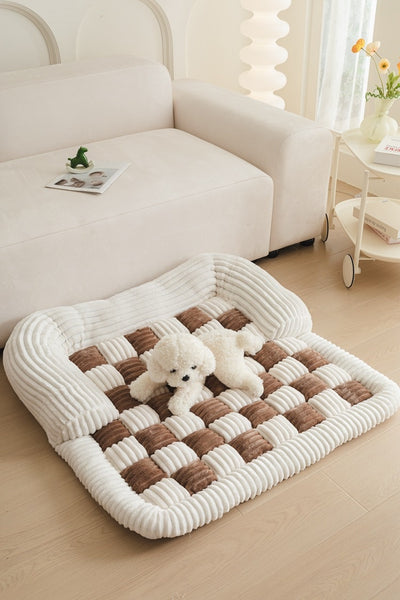 Cama Térmica Ajedrezada para Mascotas - Confort Otoño e Invierno - Image 18
