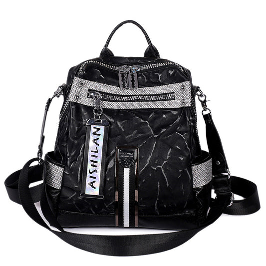 Mochila Estilo Occidental de Cuero Suave con Bandolera Ancha - Image 2