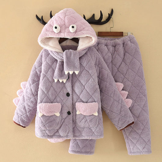Pijama Acolchado de Tres Capas para Niños - Image 24