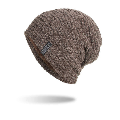Gorro de Lana con Patrón Geométrico Horizontal y Vertical - Image 5