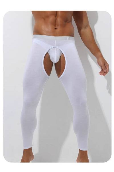 Pantalones Térmicos Ajustados Modal para Hombre - Diseño Abierto Otoño Invierno - Image 24