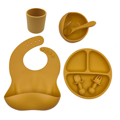 Set Completo de Alimentación Infantil con Babero y Vaso de Silicona - Image 4