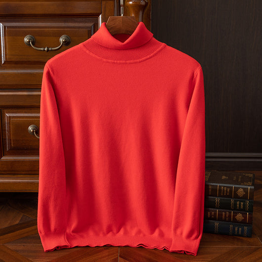 Suéter Cuello Alto para Hombre Otoño Invierno - Abrigo Interior Versátil - Image 6