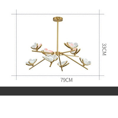 Lámpara de Araña en Cobre Macizo: Elegancia Minimalista para tu Hogar - Image 5