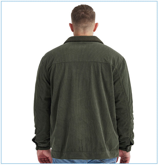 Chaqueta de Cachemira Gruesa para Hombre - Corte Holgado y Casual - Image 53