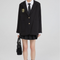 Blazer Negro Mujer Diseño Exclusivo Otoño Corte Holgado