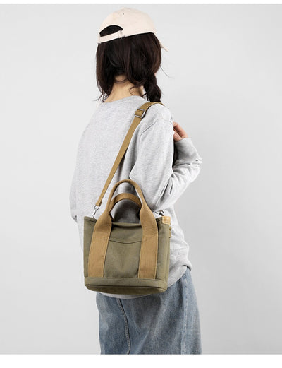Bolsa de Lona Estilo Coreano de Gran Capacidad para Viajes y Uso Diario - Image 20