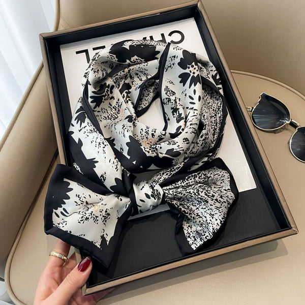 Diadema Pañuelo de Seda Artificial Elegante y Versátil