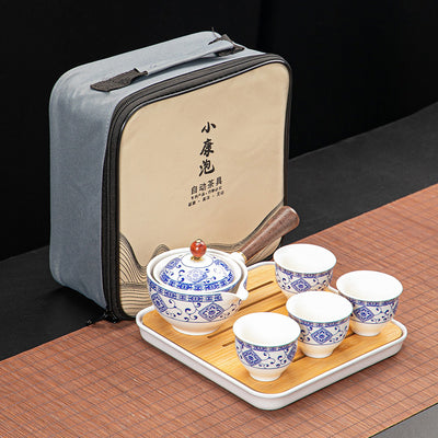 Juego de Té Xiaoyao con Tetera Giratoria 360° - Image 3