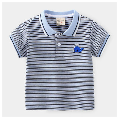 Playera Infantil de Rayas con Estampado Animado - Image 7