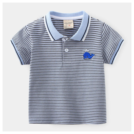 Playera Infantil de Rayas con Estampado Animado - Image 7
