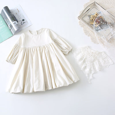 Vestido de Princesa con Mangas Abullonadas para Niña en Cumpleaños - Image 9
