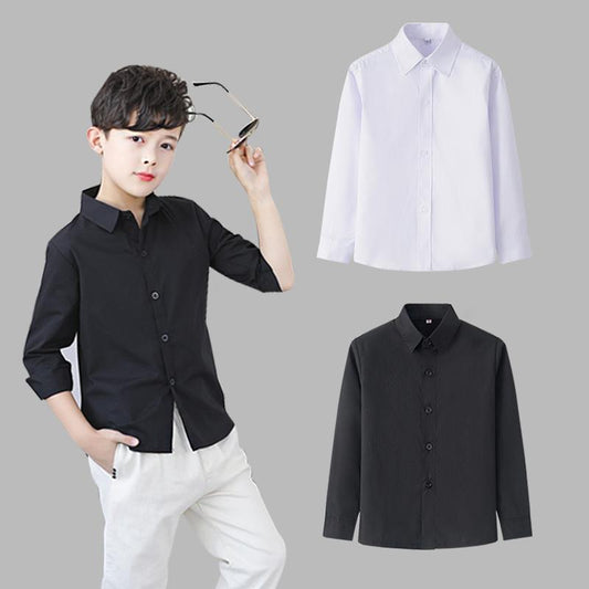 Playera Infantil Clásica Blanco y Negro para Niños y Niñas