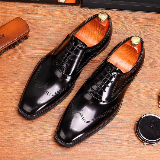 Zapatos de Cuero Británicos para Hombre - Elegancia Formal y Casual - Image 17