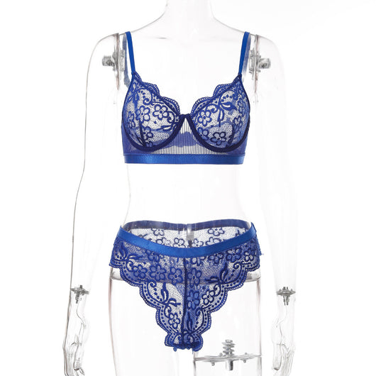 Conjunto de Lencería Sensual con Encaje y Fruncidos - Image 8