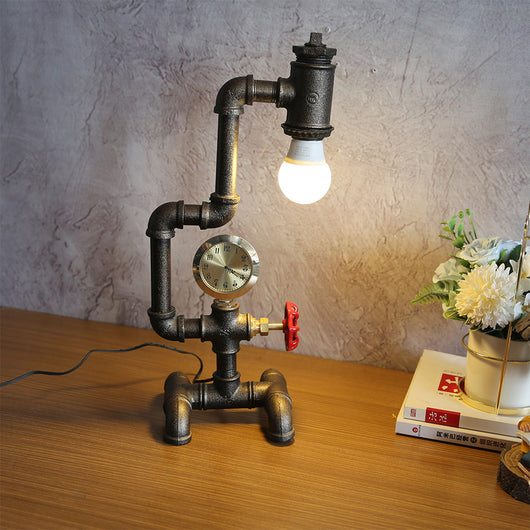 Lámpara Vintage Tubo Industrial LED con Diseño Retro en Hierro Forjado - Image 7
