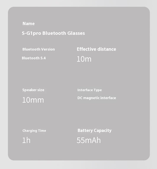 Gafas Inteligentes de Traducción en Tiempo Real con Bluetooth - Image 6