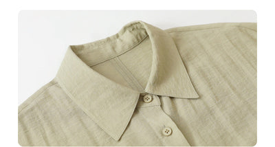 Blusa Holgada Verde Protección Solar con Espalda Calada - Image 10