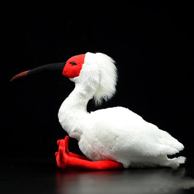 Peluche Realista de Ibis Crestado - Juguete de Simulación Adorable - Image 8