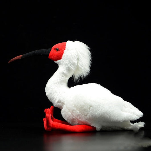 Peluche Realista de Ibis Crestado - Juguete de Simulación Adorable - Image 8