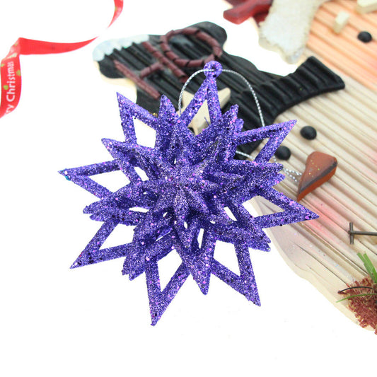 Adorno Navideño Colgante con Polvo Brillante - Image 2
