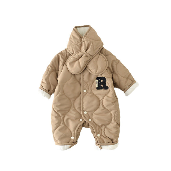 Mameluco Acolchado para Bebé con Forro Polar - Calidez para Otoño e Invierno
