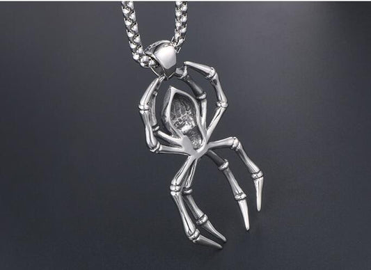 Dije Calavera Fantasma Acero Titanio - Diseño Gótico Moderno - Image 2