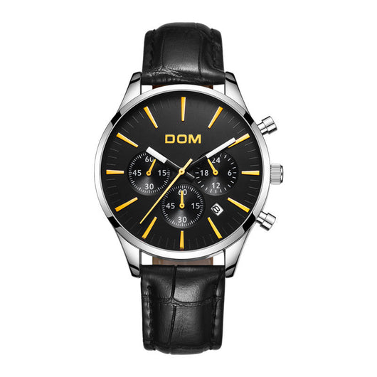 Reloj de Hombre Cronógrafo Triple Carátula con Correa - Image 2