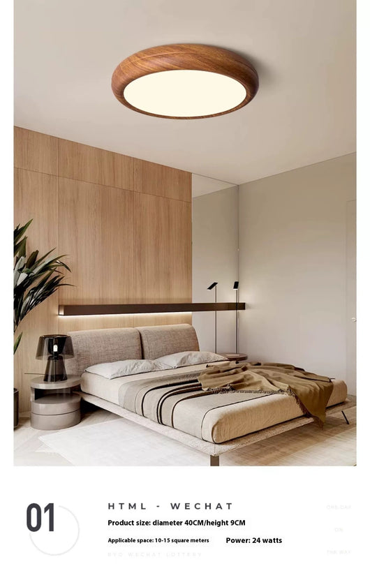 Lámpara de Techo Dormitorio Diseño Moderno Tonos Nogal - Image 25