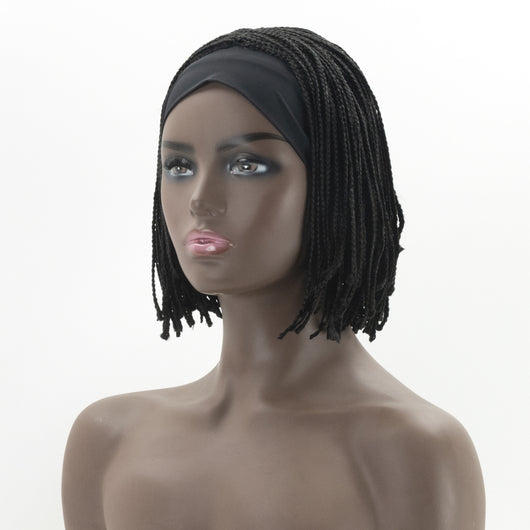 Turbante Trenzado con Apertura Central para Cabello Corto - Image 6