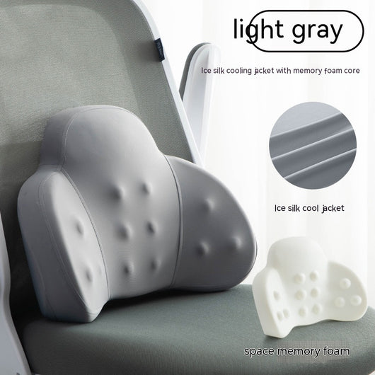 Almohada Lumbar de Seda Helada para Oficina - Soporte Ergonómico de Larga Duración - Image 6