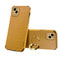 Funda Protectora para Teléfono con Anillo y Acabado Cromado
