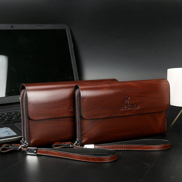 Billetera Larga Kangaroo para Hombre - Cartera de Negocios y Casual