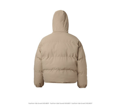 Chamarra Hoodie de Algodón Liso Estilo Americano - Image 26