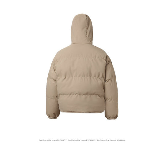 Chamarra Hoodie de Algodón Liso Estilo Americano - Image 26