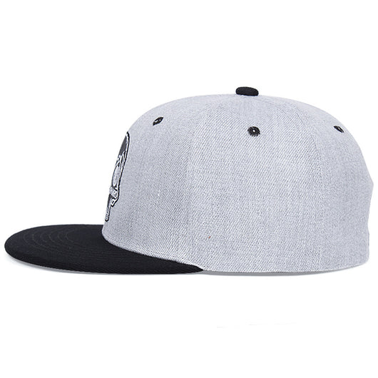 Gorra de Béisbol con Bordado de Calavera Unisex - Image 2