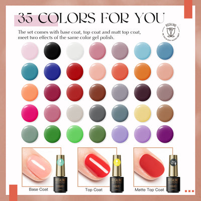 Kit Completo de 38 Esmaltes en Gel para Salón de Uñas Profesional - Image 12