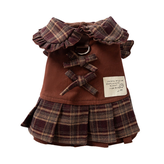 Vestido Suéter Cuadros para Mascotas - Falda Térmica Forrada en Fleece para Perros y Gatos - Image 12