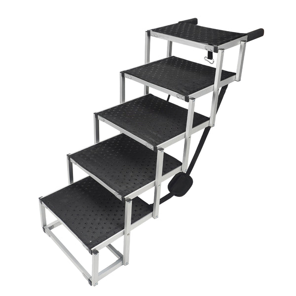 Escalera Portátil Plegable de Aluminio para Perros - 6 Peldaños - Image 3